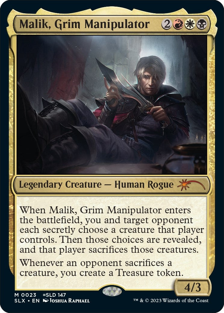 Image for Malik, Grim Manipulator (23) (SLX Cards) - Magic: The Gathering