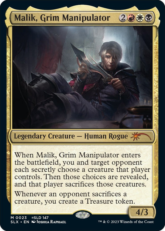 Image for Malik, Grim Manipulator (23) (SLX Cards) - Magic: The Gathering