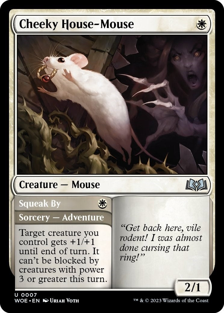Image for Cheeky House-Mouse (7) (Wilds of Eldraine) - Magic: The Gathering