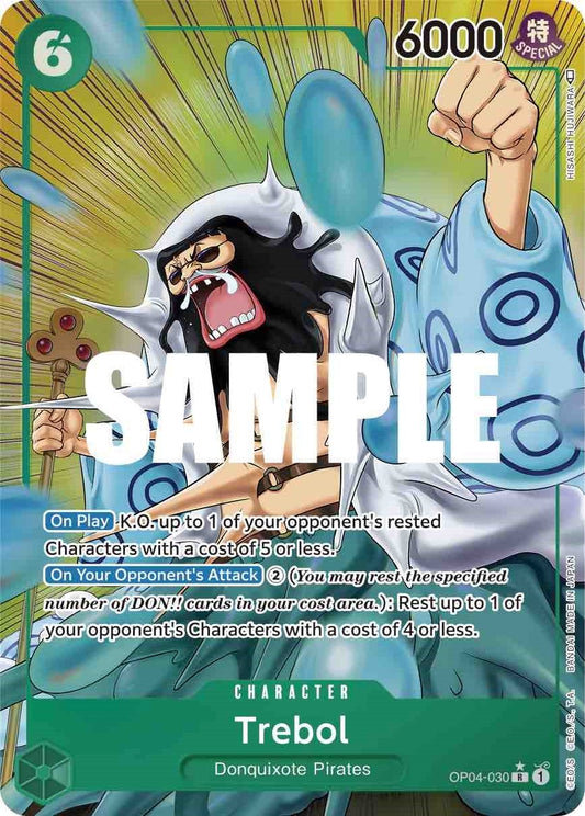 Image for Trebol (Alternate Art) (OP04-030) (Kingdoms of Intrigue) - One Piece Card Game