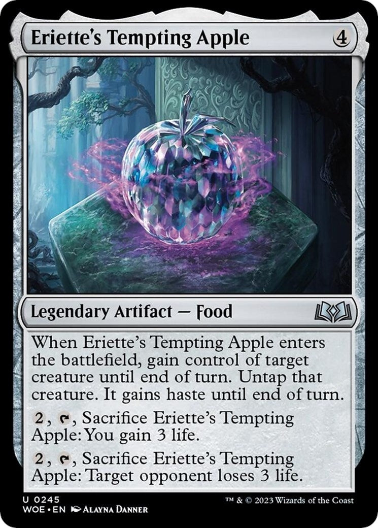 Image for Eriette's Tempting Apple (245) (Wilds of Eldraine) - Magic: The Gathering