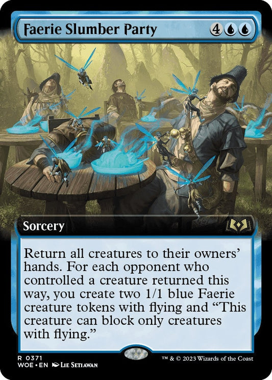 Image for Faerie Slumber Party (Extended Art) (371) (Wilds of Eldraine) - Magic: The Gathering