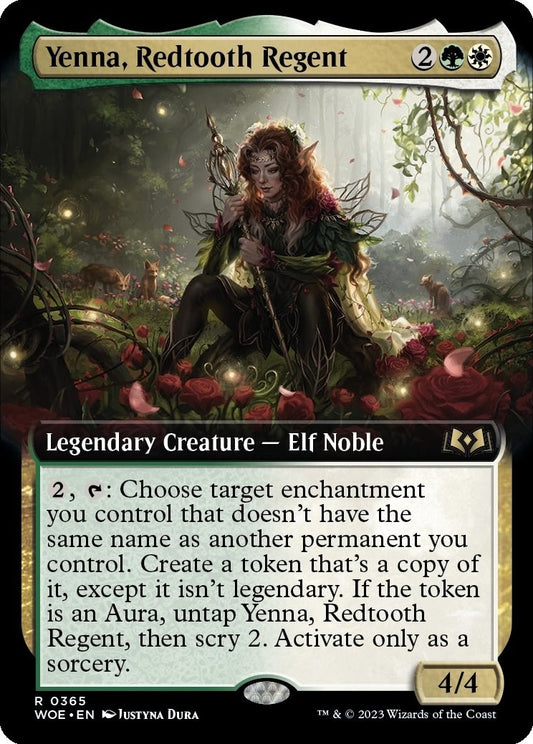 Image for Yenna, Redtooth Regent (Extended Art) (365) (Wilds of Eldraine) - Magic: The Gathering