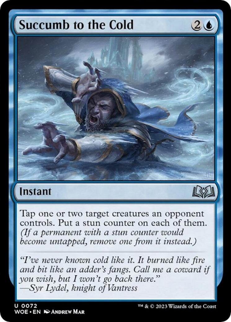 Image for Succumb to the Cold (72) (Wilds of Eldraine) - Magic: The Gathering