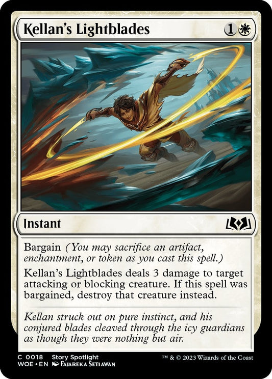 Image for Kellan's Lightblades (18) (Wilds of Eldraine) - Magic: The Gathering
