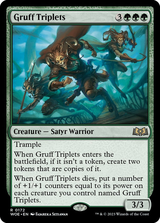 Image for Gruff Triplets (172) (Wilds of Eldraine) - Magic: The Gathering