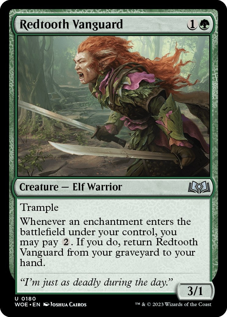 Image for Redtooth Vanguard (180) (Wilds of Eldraine) - Magic: The Gathering