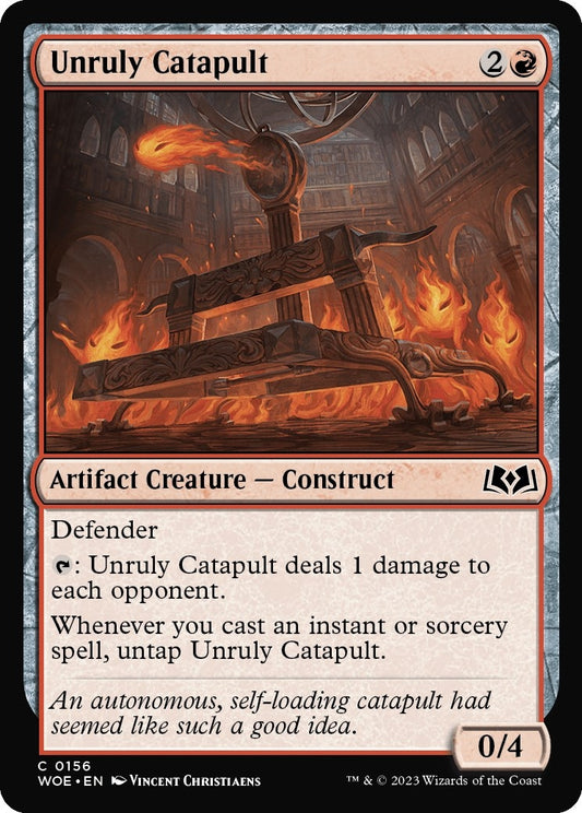Image for Unruly Catapult (156) (Wilds of Eldraine) - Magic: The Gathering