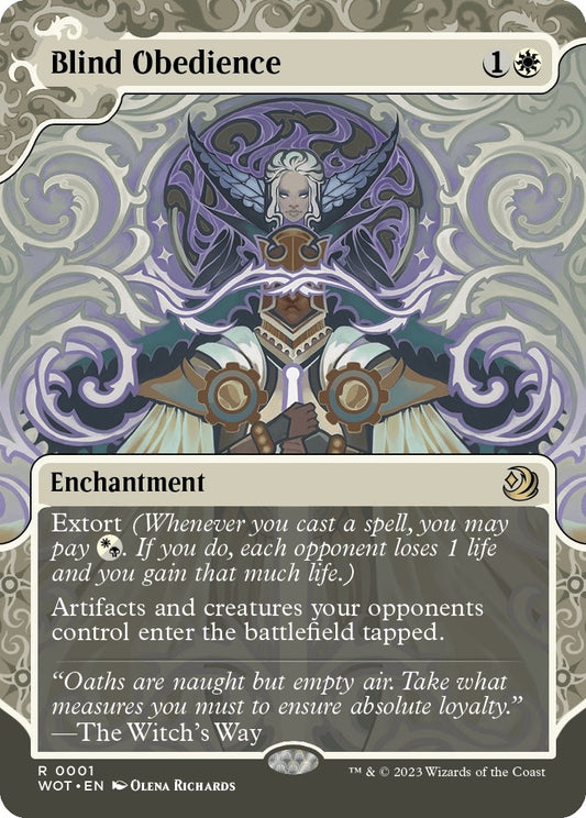 Image for Blind Obedience (1) (Wilds of Eldraine: Enchanting Tales) - Magic: The Gathering