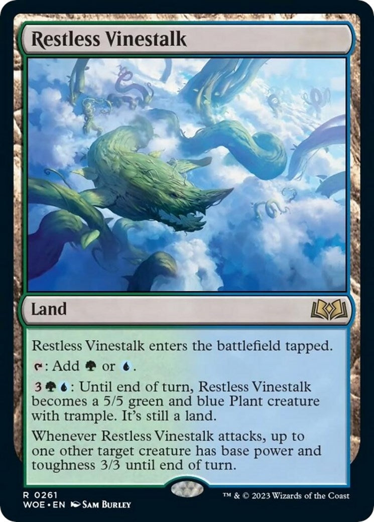 Image for Restless Vinestalk (261) (Wilds of Eldraine) - Magic: The Gathering