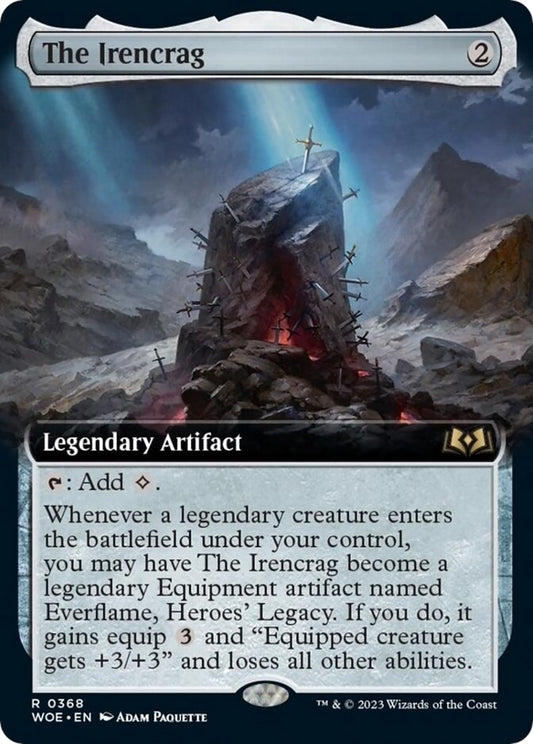 Image for The Irencrag (Extended Art) (368) (Wilds of Eldraine) - Magic: The Gathering