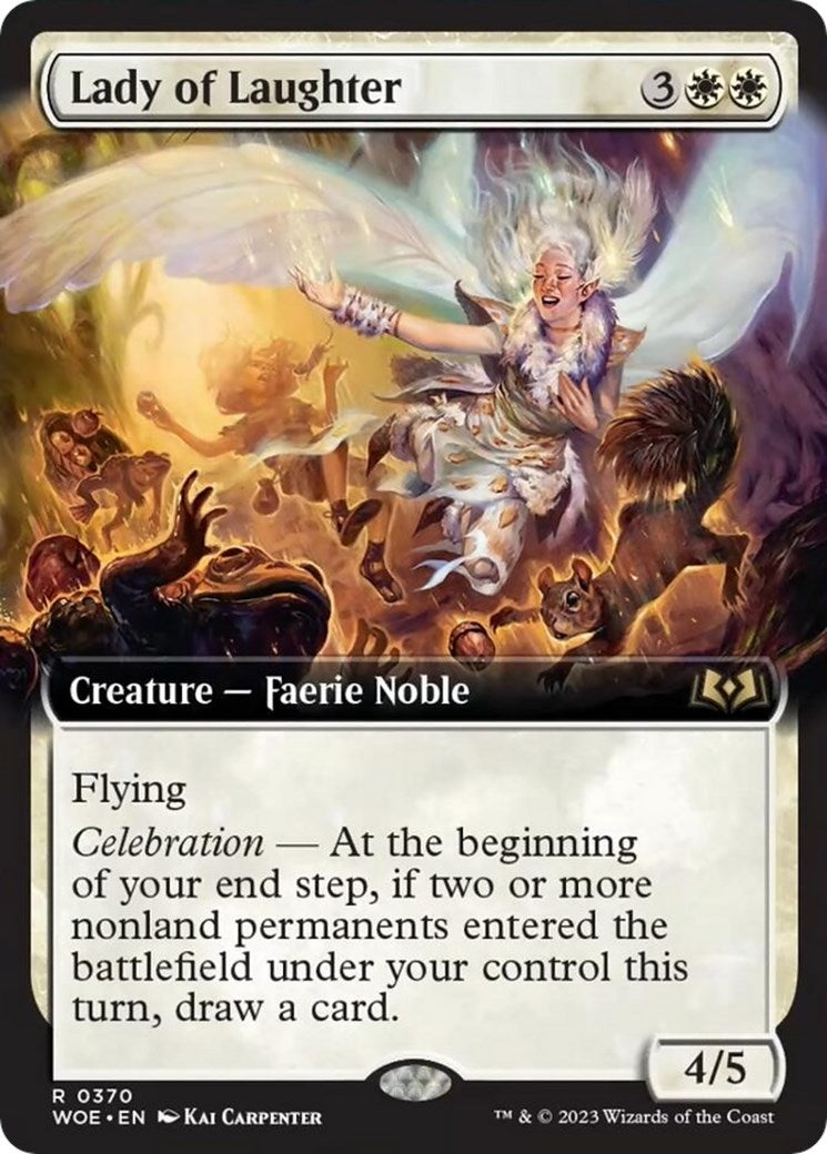 Image for Lady of Laughter (Extended Art) (370) (Wilds of Eldraine) - Magic: The Gathering