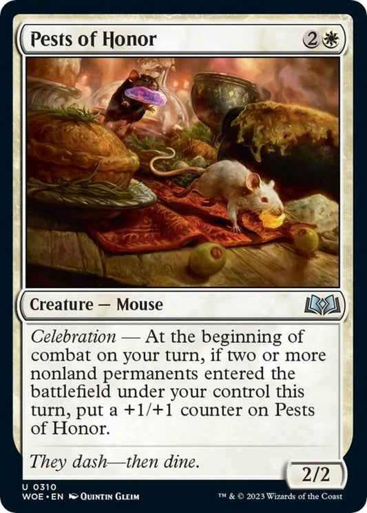 Image for Pests of Honor (310) (Wilds of Eldraine) - Magic: The Gathering