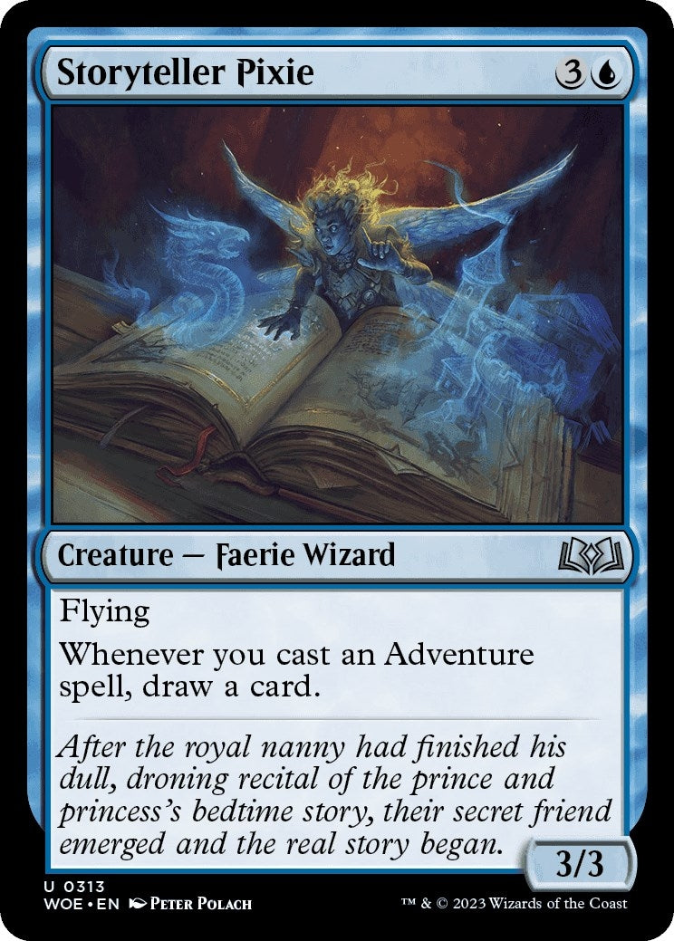 Image for Storyteller Pixie (313) (Wilds of Eldraine) - Magic: The Gathering