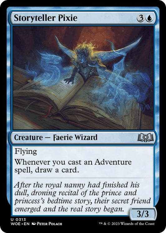Image for Storyteller Pixie (313) (Wilds of Eldraine) - Magic: The Gathering