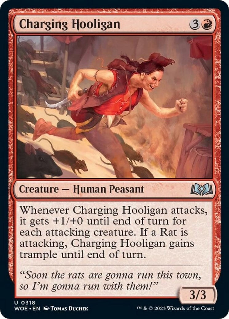 Image for Charging Hooligan (318) (Wilds of Eldraine) - Magic: The Gathering