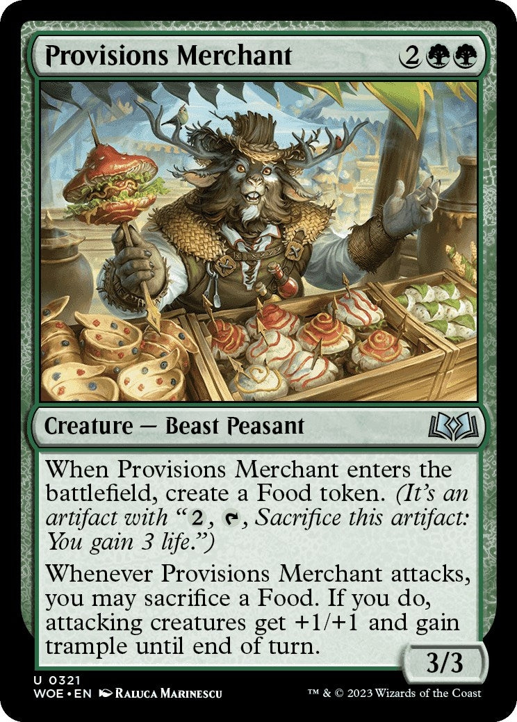 Image for Provisions Merchant (321) (Wilds of Eldraine) - Magic: The Gathering