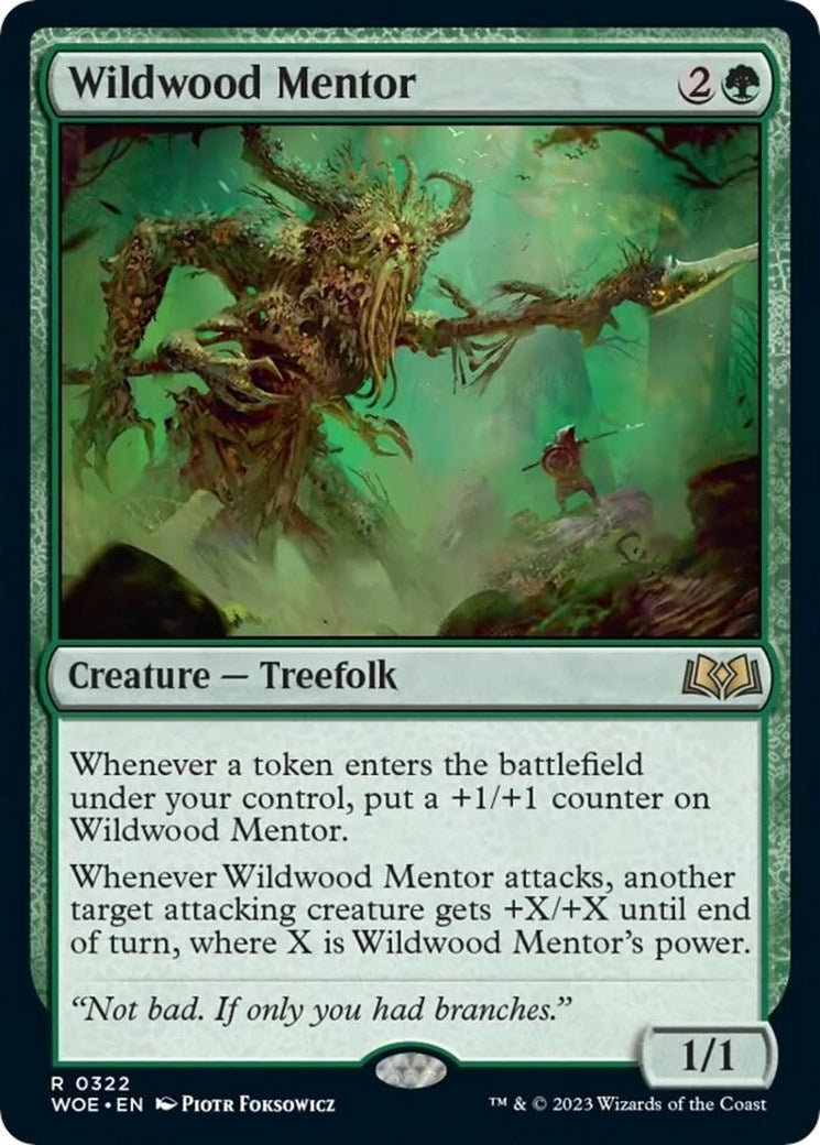 Image for Wildwood Mentor (322) (Wilds of Eldraine) - Magic: The Gathering
