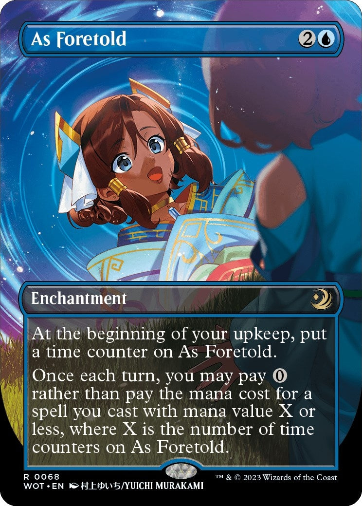 Image for As Foretold (Anime Borderless) (68) (Wilds of Eldraine: Enchanting Tales) - Magic: The Gathering