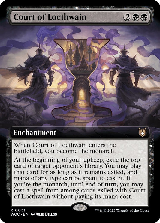 Image for Court of Locthwain (Extended Art) (31) (Commander: Wilds of Eldraine) - Magic: The Gathering
