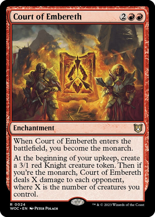 Image for Court of Embereth (24) (Commander: Wilds of Eldraine) - Magic: The Gathering