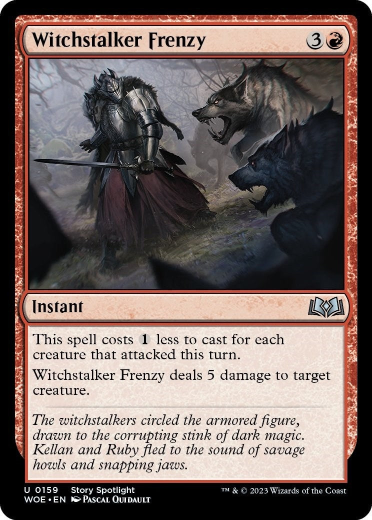 Image for Witchstalker Frenzy (159) (Wilds of Eldraine) - Magic: The Gathering