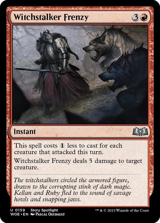 Image for Witchstalker Frenzy (159) (Wilds of Eldraine) - Magic: The Gathering