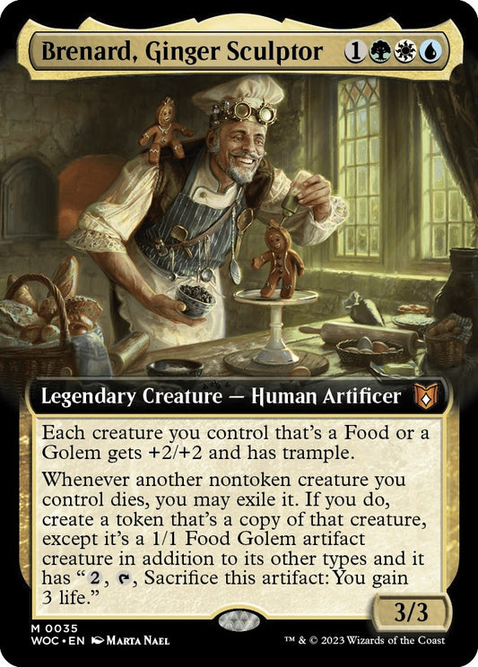 Image for Brenard, Ginger Sculptor (Extended Art) (35) (Commander: Wilds of Eldraine) - Magic: The Gathering