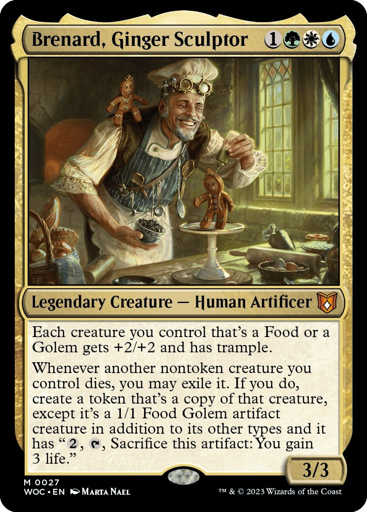 Image for Brenard, Ginger Sculptor (27) (Commander: Wilds of Eldraine) - Magic: The Gathering