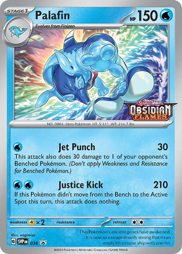 Image for Palafin - 036 (Prerelease) (036) (SV: Scarlet & Violet Promo Cards) - Pokemon