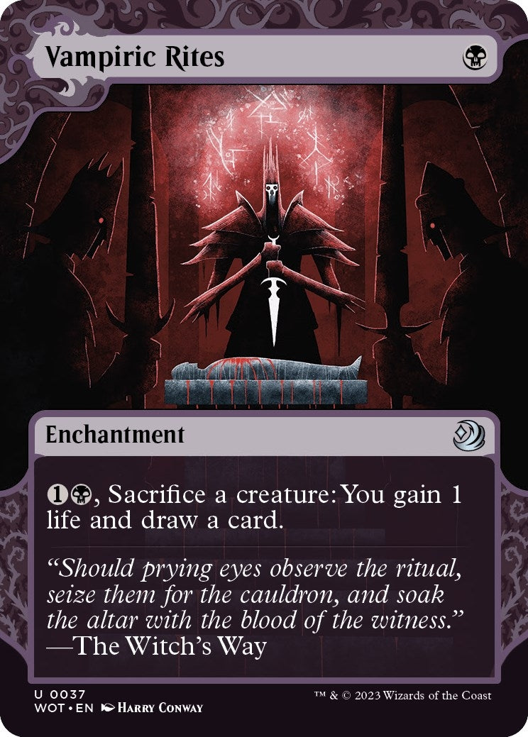 Image for Vampiric Rites (37) (Wilds of Eldraine: Enchanting Tales) - Magic: The Gathering