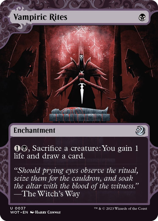Image for Vampiric Rites (37) (Wilds of Eldraine: Enchanting Tales) - Magic: The Gathering