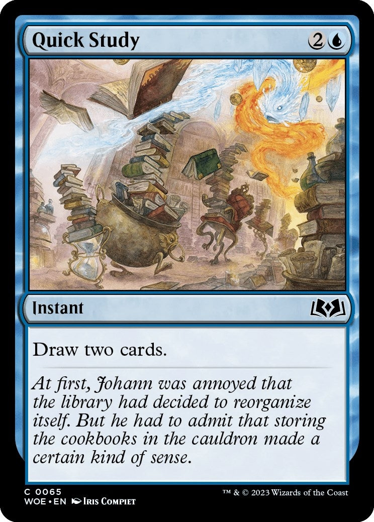 Image for Quick Study (65) (Wilds of Eldraine) - Magic: The Gathering