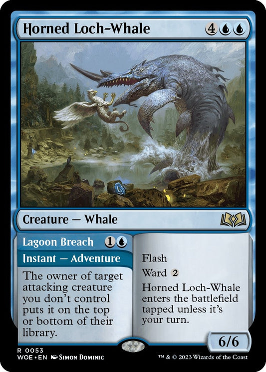 Image for Horned Loch-Whale (53) (Wilds of Eldraine) - Magic: The Gathering
