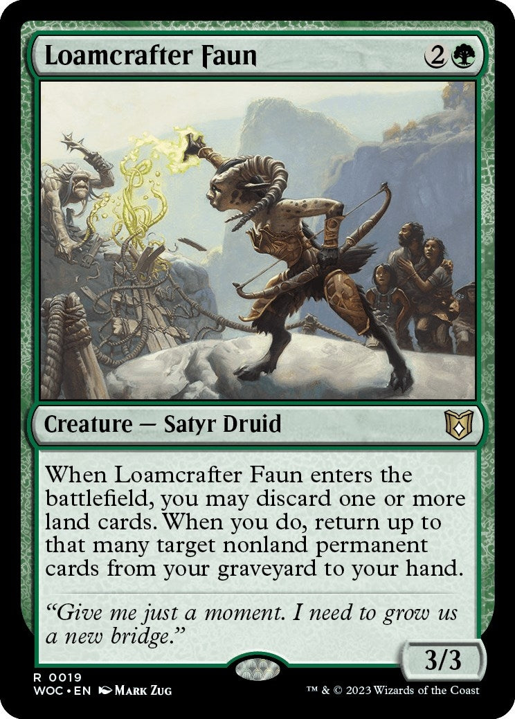 Image for Loamcrafter Faun (19) (Commander: Wilds of Eldraine) - Magic: The Gathering