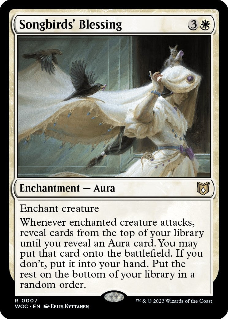 Image for Songbirds' Blessing (7) (Commander: Wilds of Eldraine) - Magic: The Gathering