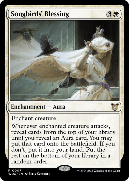 Image for Songbirds' Blessing (7) (Commander: Wilds of Eldraine) - Magic: The Gathering