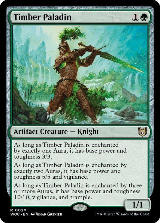 Image for Timber Paladin (20) (Commander: Wilds of Eldraine) - Magic: The Gathering