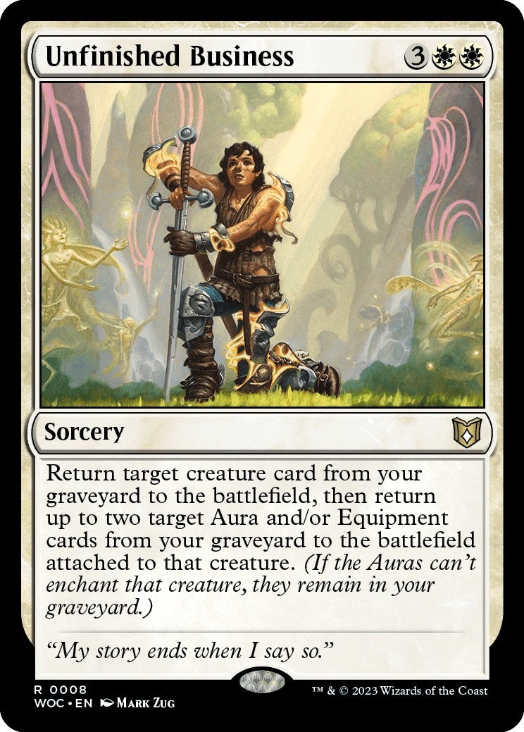 Image for Unfinished Business (8) (Commander: Wilds of Eldraine) - Magic: The Gathering