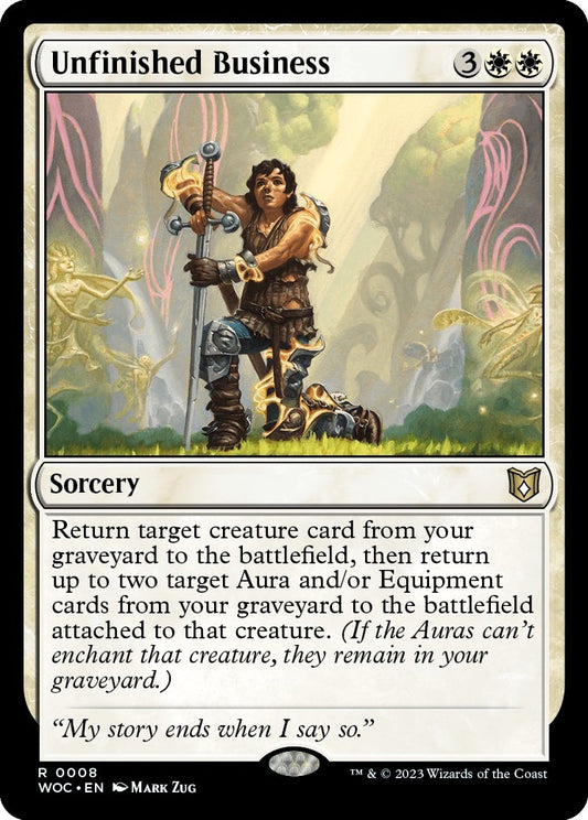 Image for Unfinished Business (8) (Commander: Wilds of Eldraine) - Magic: The Gathering