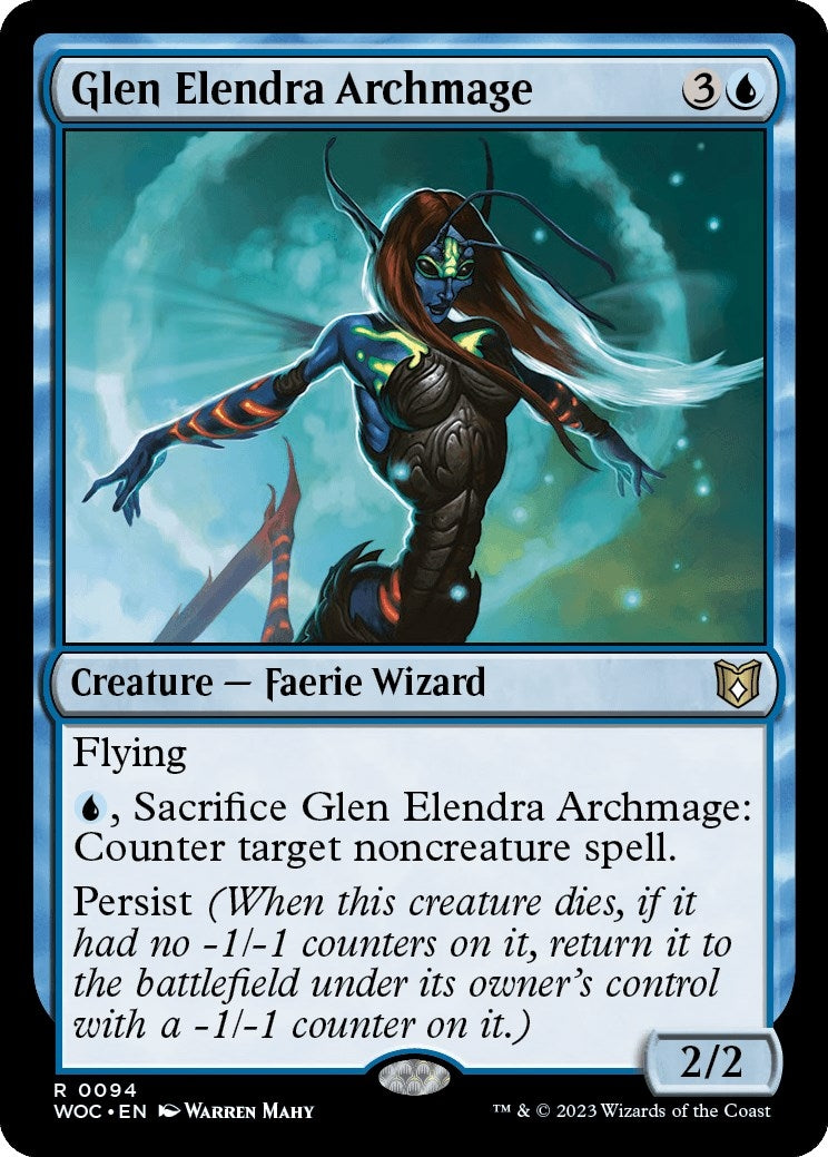 Image for Glen Elendra Archmage (94) (Commander: Wilds of Eldraine) - Magic: The Gathering