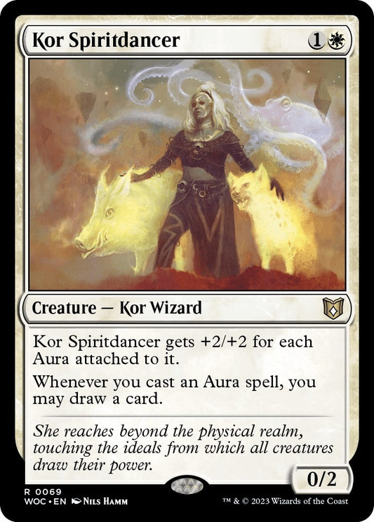 Image for Kor Spiritdancer (69) (Commander: Wilds of Eldraine) - Magic: The Gathering
