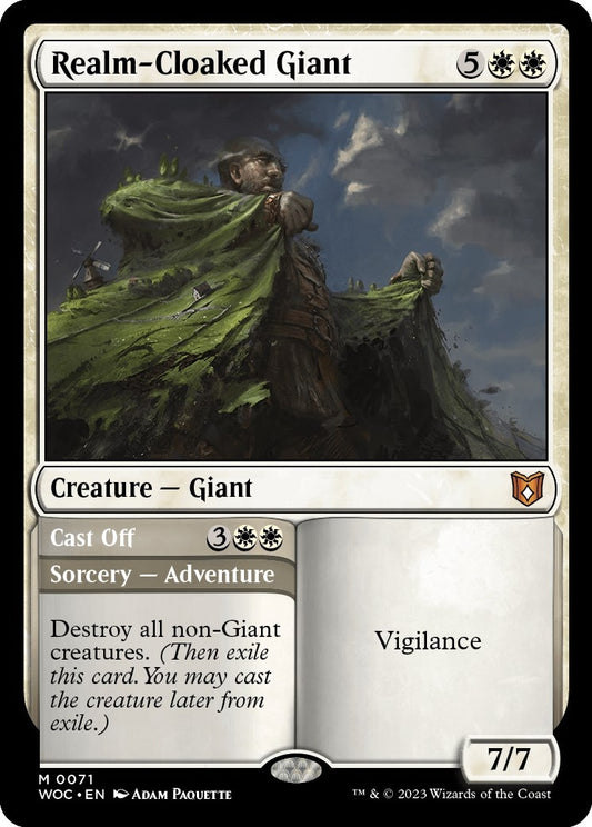 Image for Realm-Cloaked Giant (71) (Commander: Wilds of Eldraine) - Magic: The Gathering