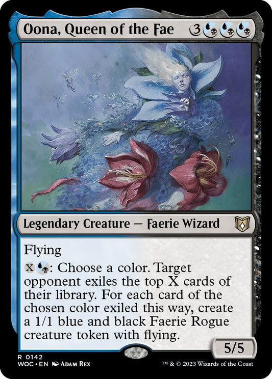 Image for Oona, Queen of the Fae (142) (Commander: Wilds of Eldraine) - Magic: The Gathering