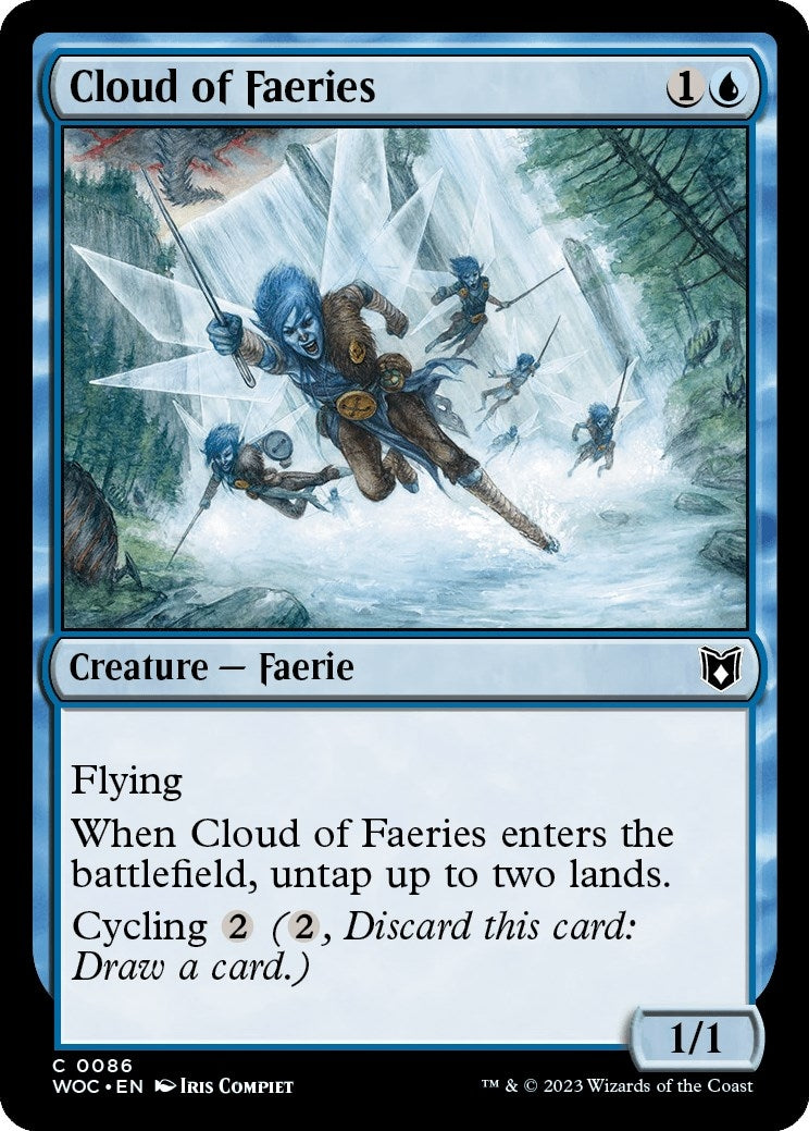 Image for Cloud of Faeries (86) (Commander: Wilds of Eldraine) - Magic: The Gathering