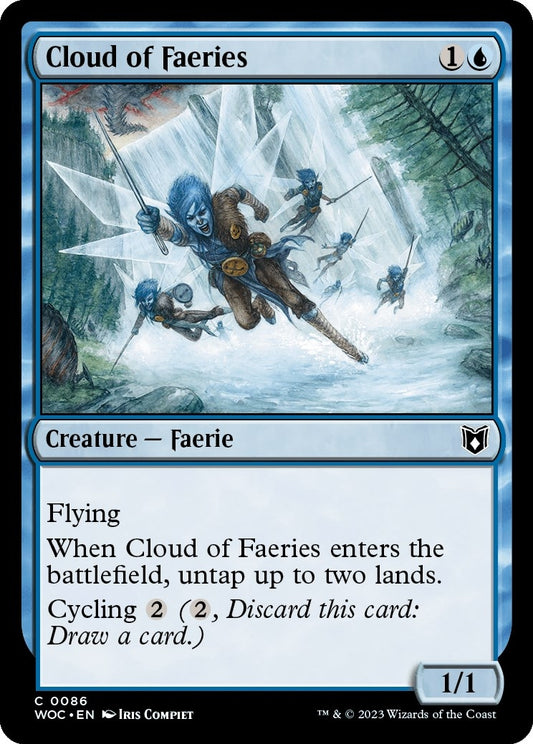 Image for Cloud of Faeries (86) (Commander: Wilds of Eldraine) - Magic: The Gathering
