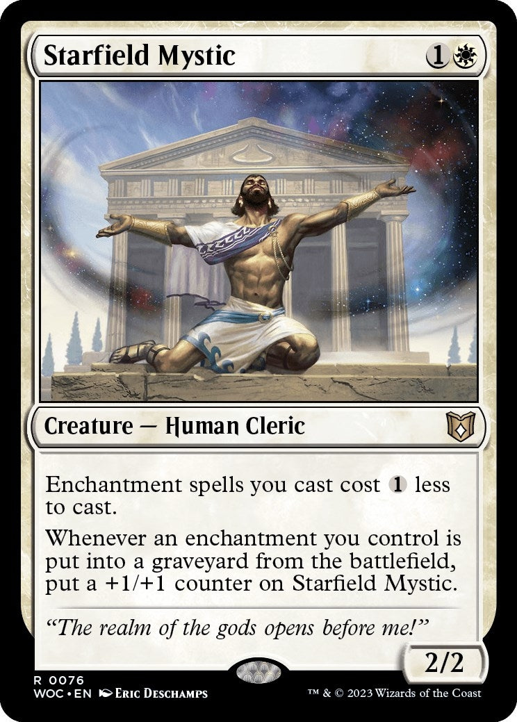 Image for Starfield Mystic (76) (Commander: Wilds of Eldraine) - Magic: The Gathering
