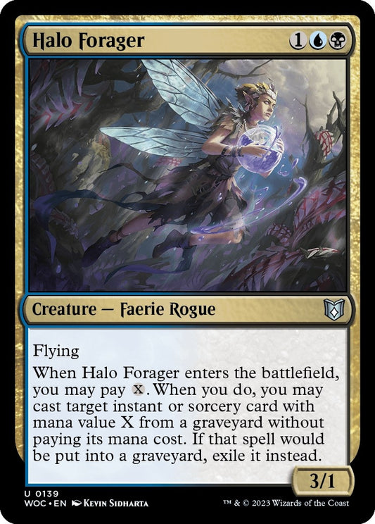 Image for Halo Forager (139) (Commander: Wilds of Eldraine) - Magic: The Gathering