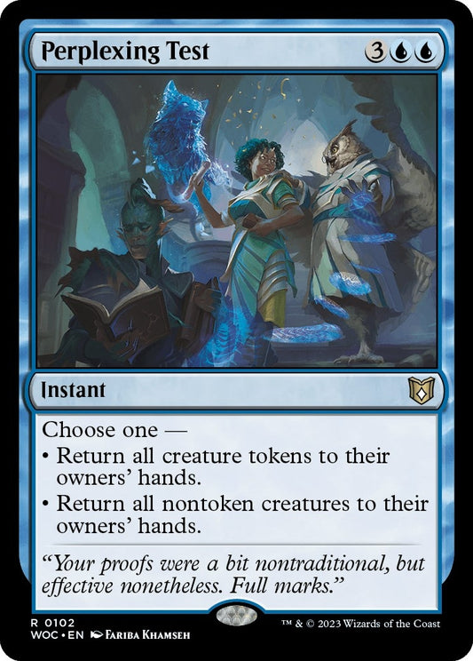 Image for Perplexing Test (102) (Commander: Wilds of Eldraine) - Magic: The Gathering