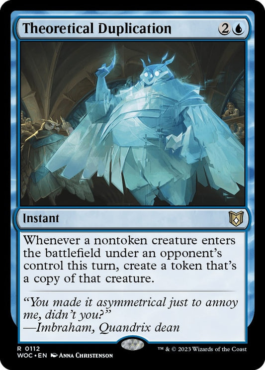 Image for Theoretical Duplication (112) (Commander: Wilds of Eldraine) - Magic: The Gathering